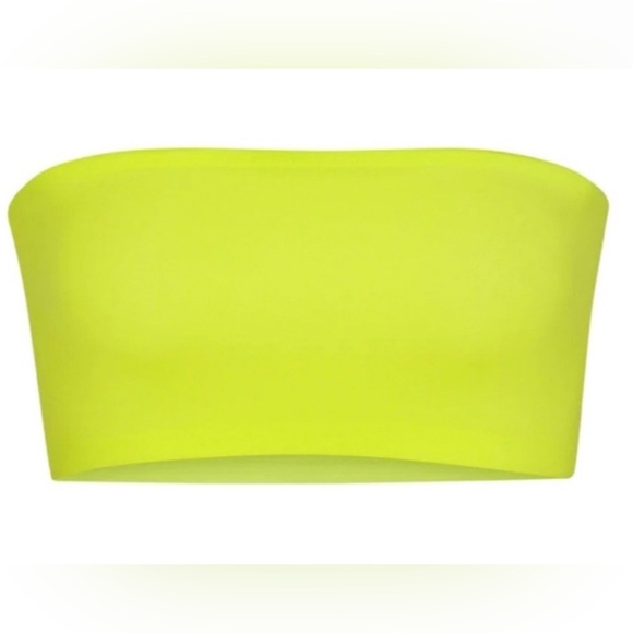NWT SKIMS Bright Yellow Fitted Top – Size S - Picture 2 of 9